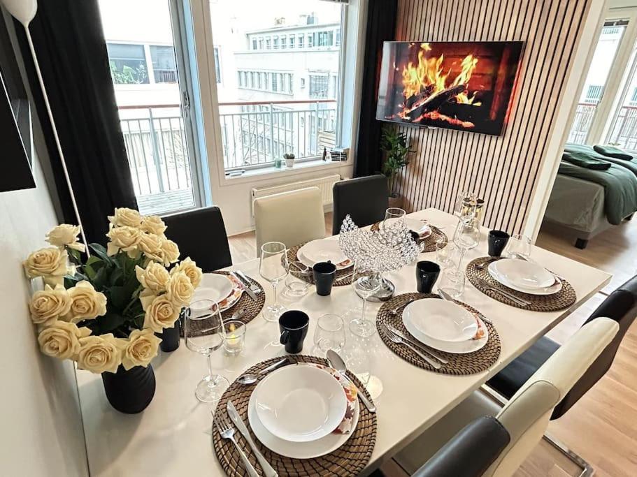 Cozy, Lux, 3Br, Super Central, Family Apt Oslo Luaran gambar